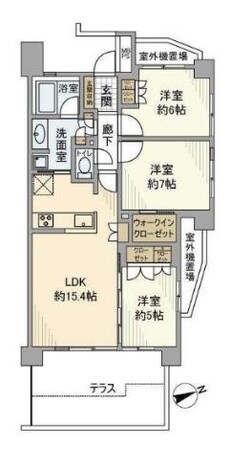 ライオンズ練馬平和台マスタープレイスの物件間取画像